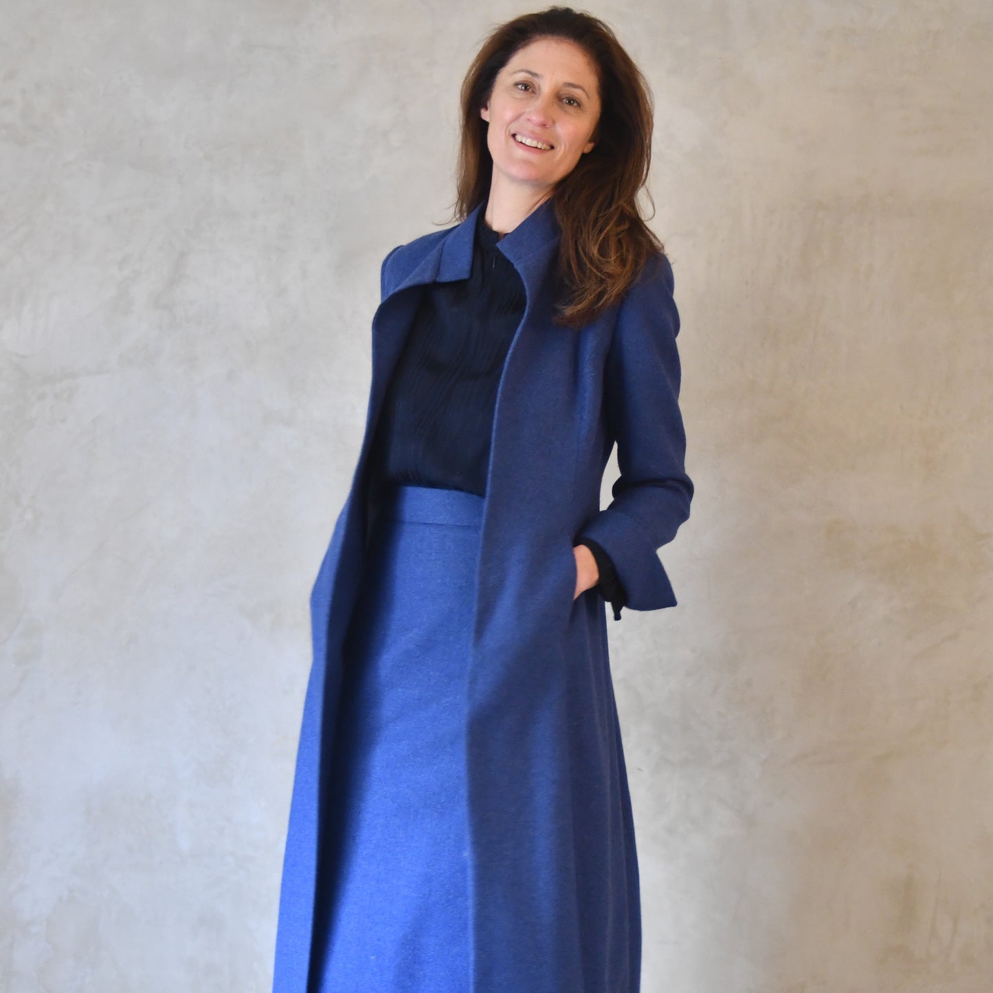 the biffin in french blue merino flannel image 6