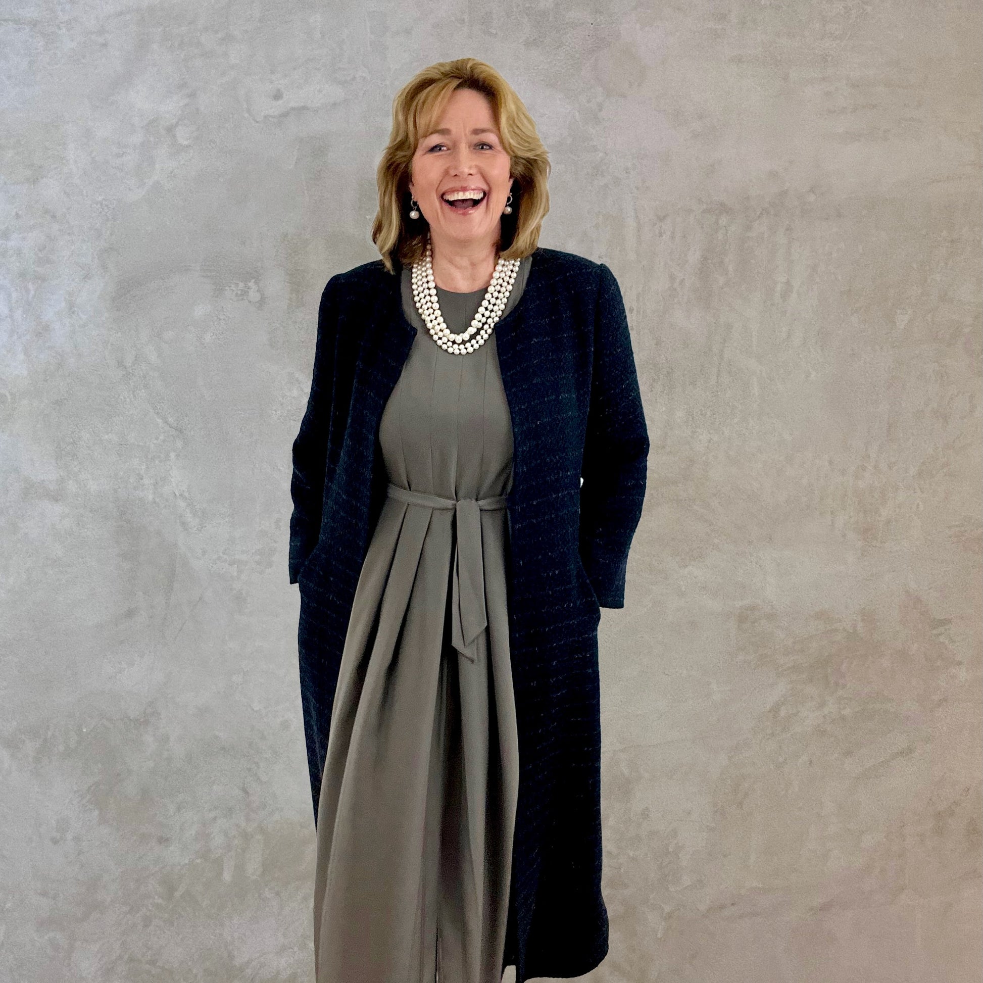 the boyce coat in black metallic boucle image 7