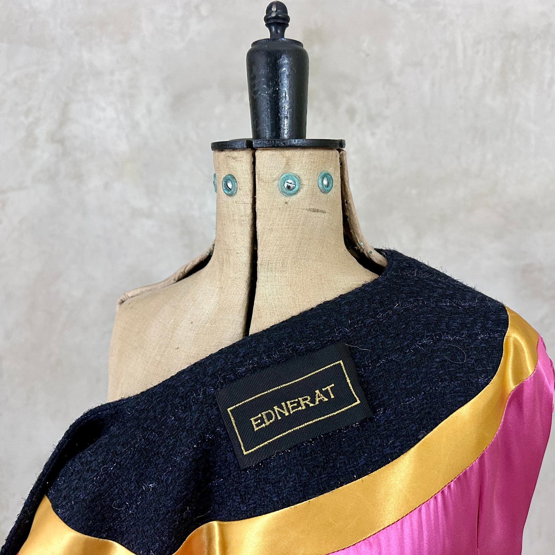 the boyce coat in black metallic boucle image 11