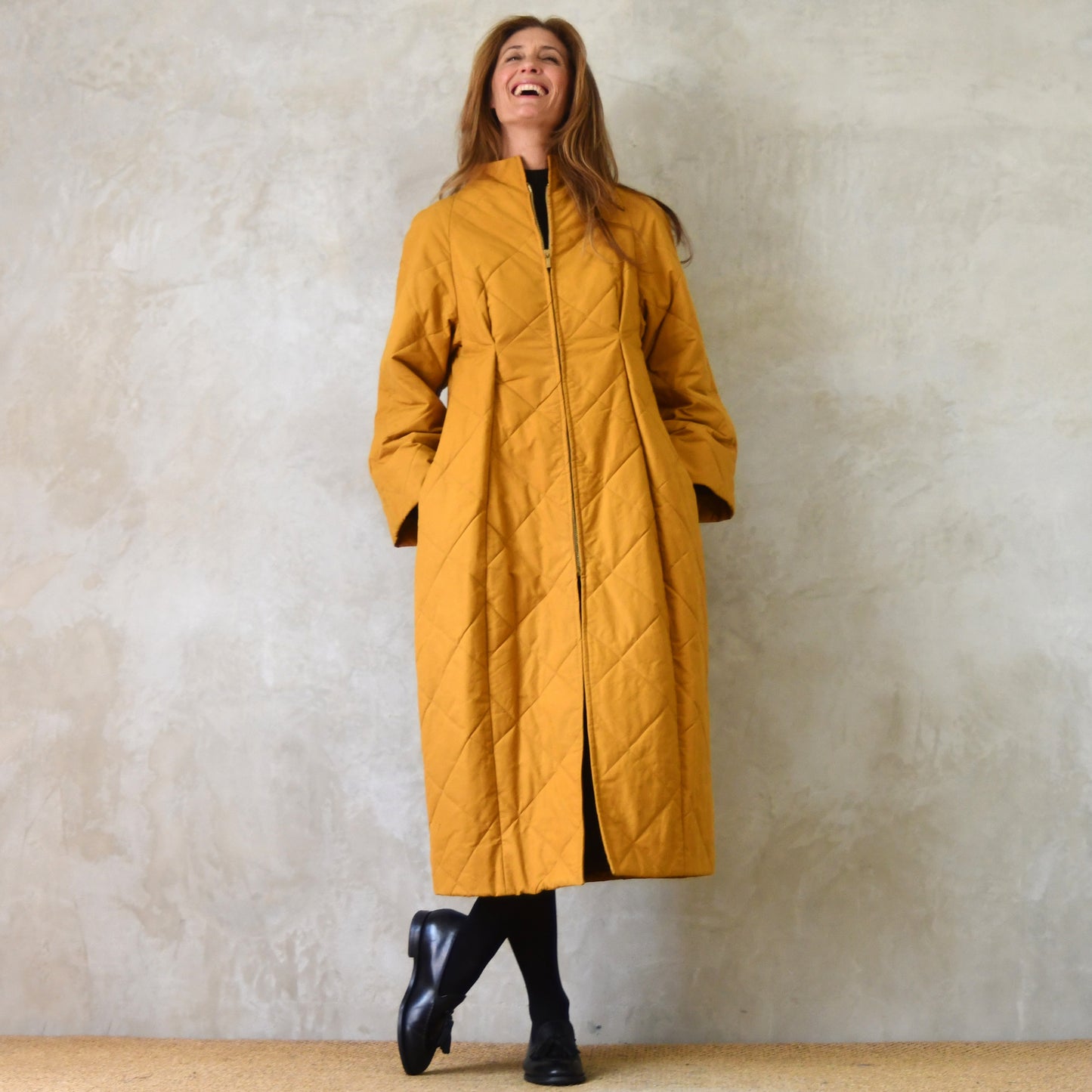 the quilted frink in cumin image 1