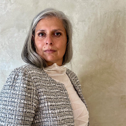 the burlison in silver mix boucle image 8