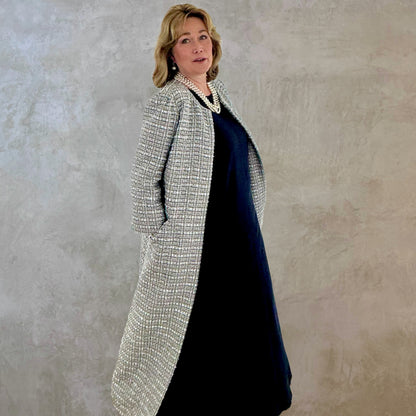 the burlison in silver mix boucle image 3