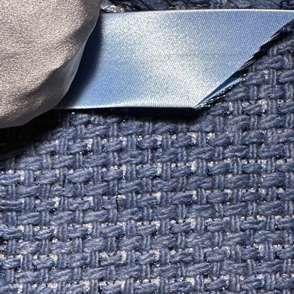 the burlison in iridescent blue boucle image 7