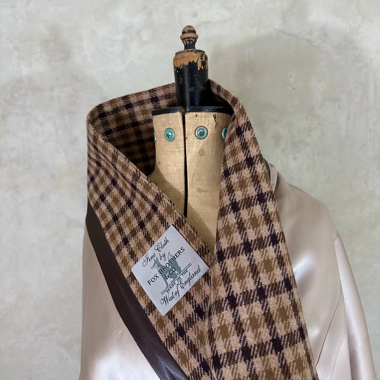 the garnett coat in fox flannel gunclub check image 11