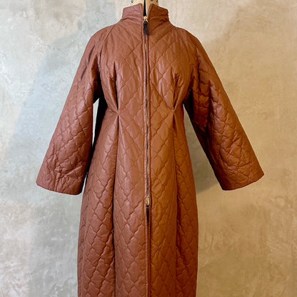 the quilted frink in tobacco image 5