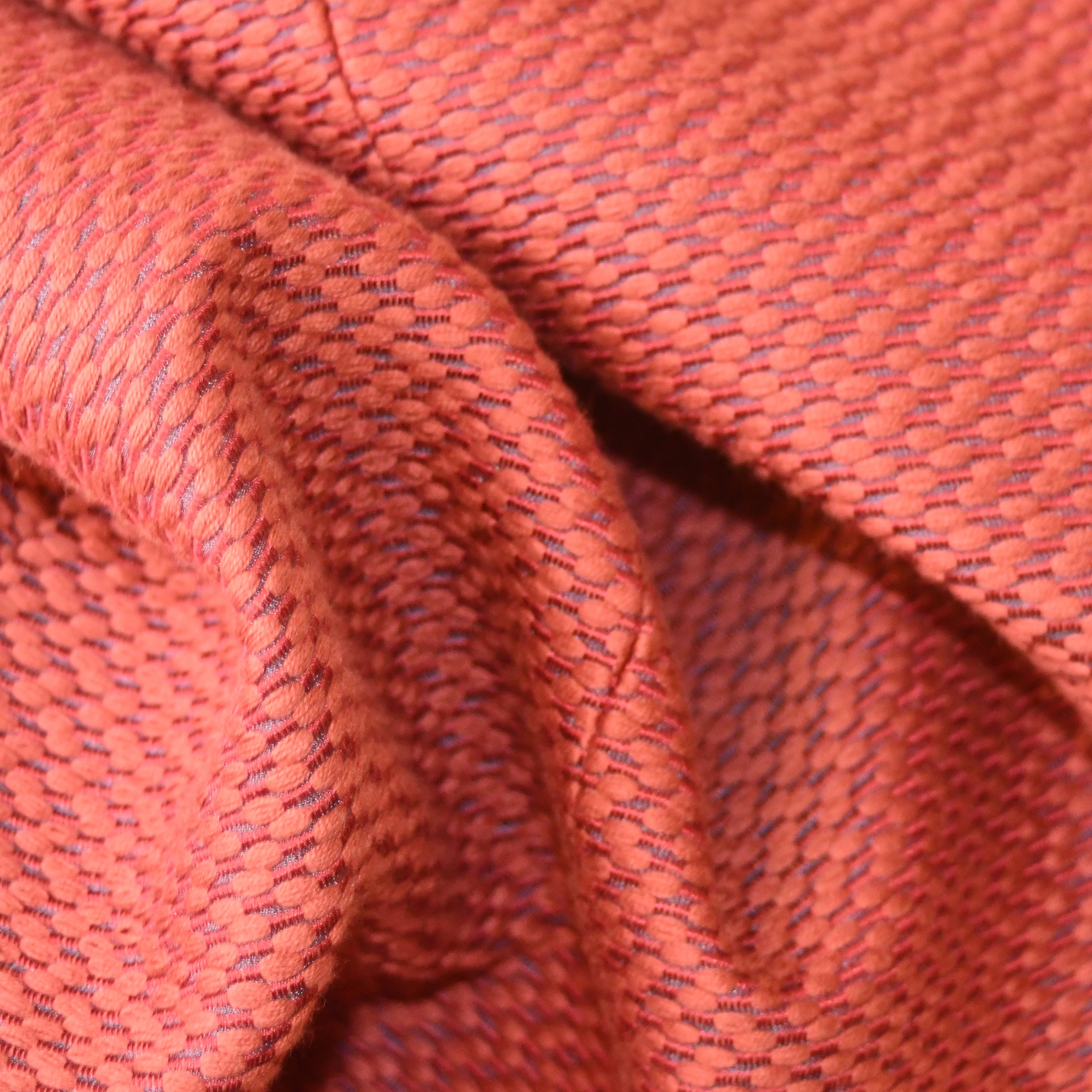 the ganz coat in rust corn-pattern brocade image 11