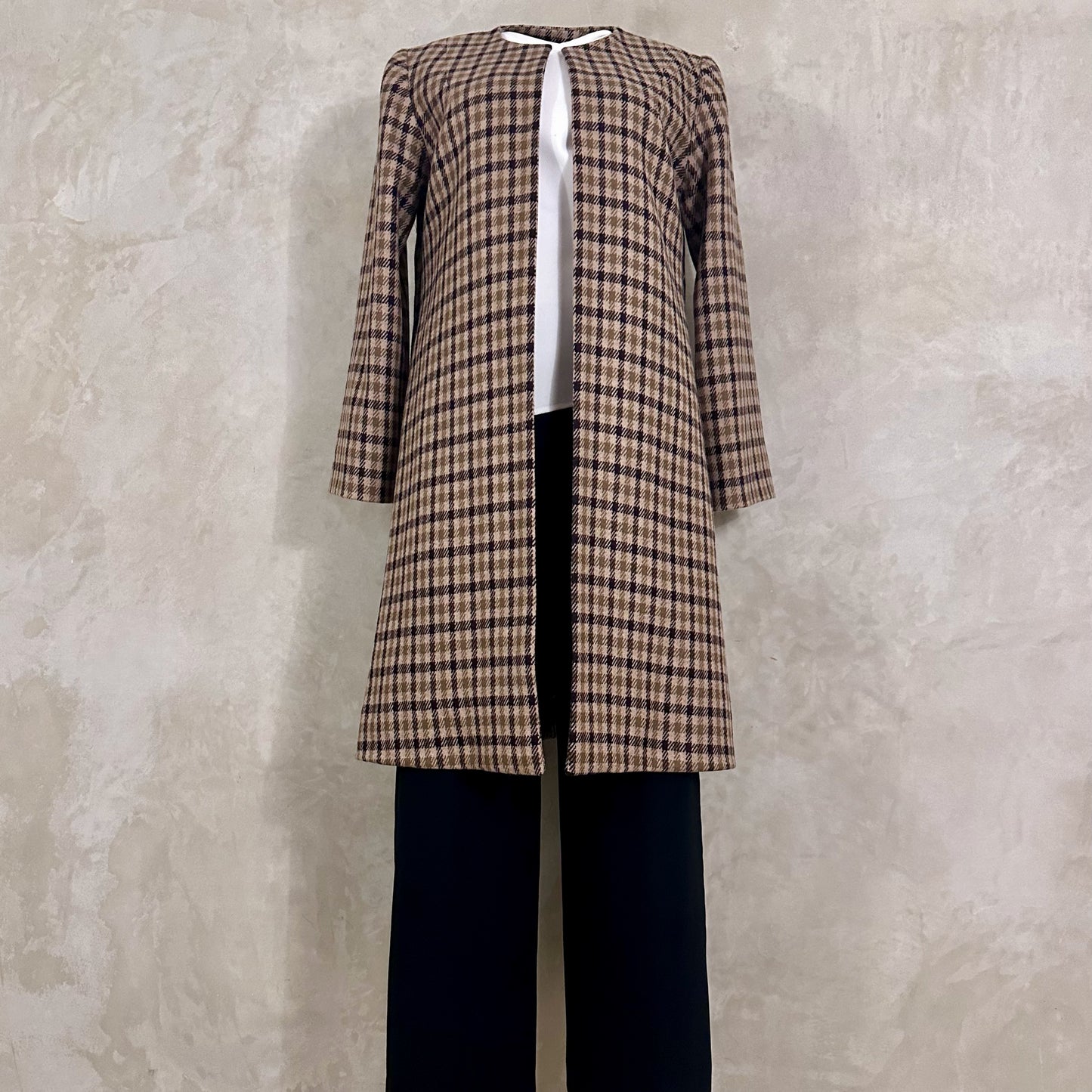 the garnett coat in fox flannel gunclub check image 10