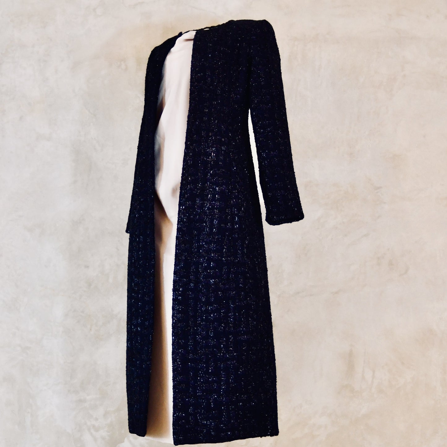The Biffin in Dark Navy Boucle