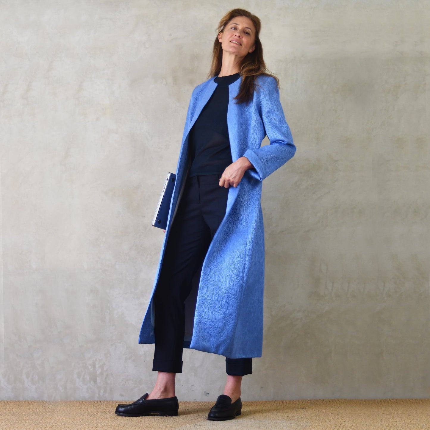 The Biffin in Silk & Wool Mix Brocade