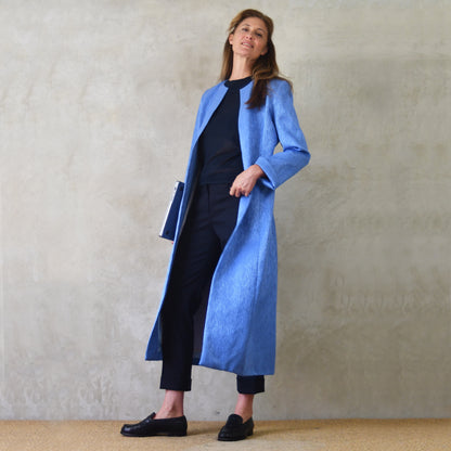 The Biffin in Silk & Wool Mix Brocade