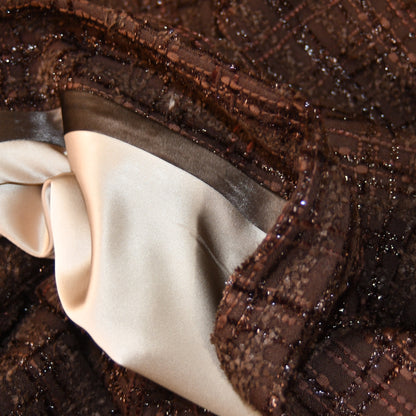 The Biffin in Chocolate Brown Boucle