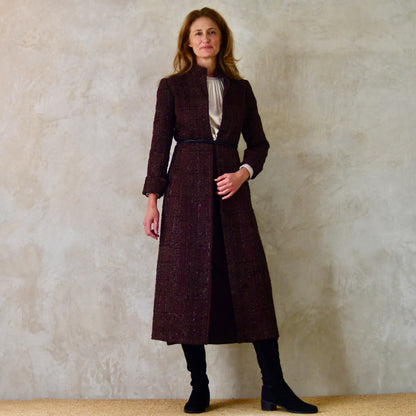 The Biffin in Chocolate Brown Boucle