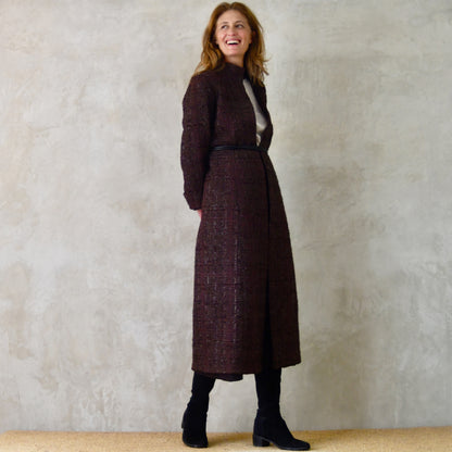 The Biffin in Chocolate Brown Boucle