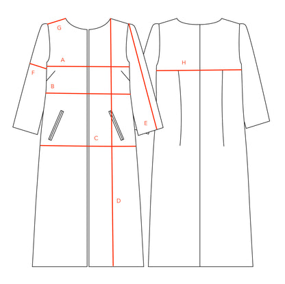 The Boyce Coat in Black Metallic Boucle