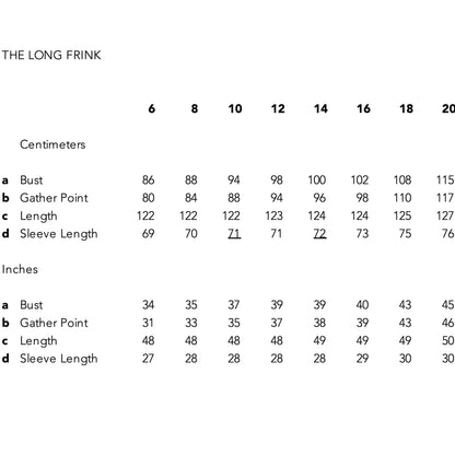 The Long Frink in Golden Brown, Black and Camel Boucle