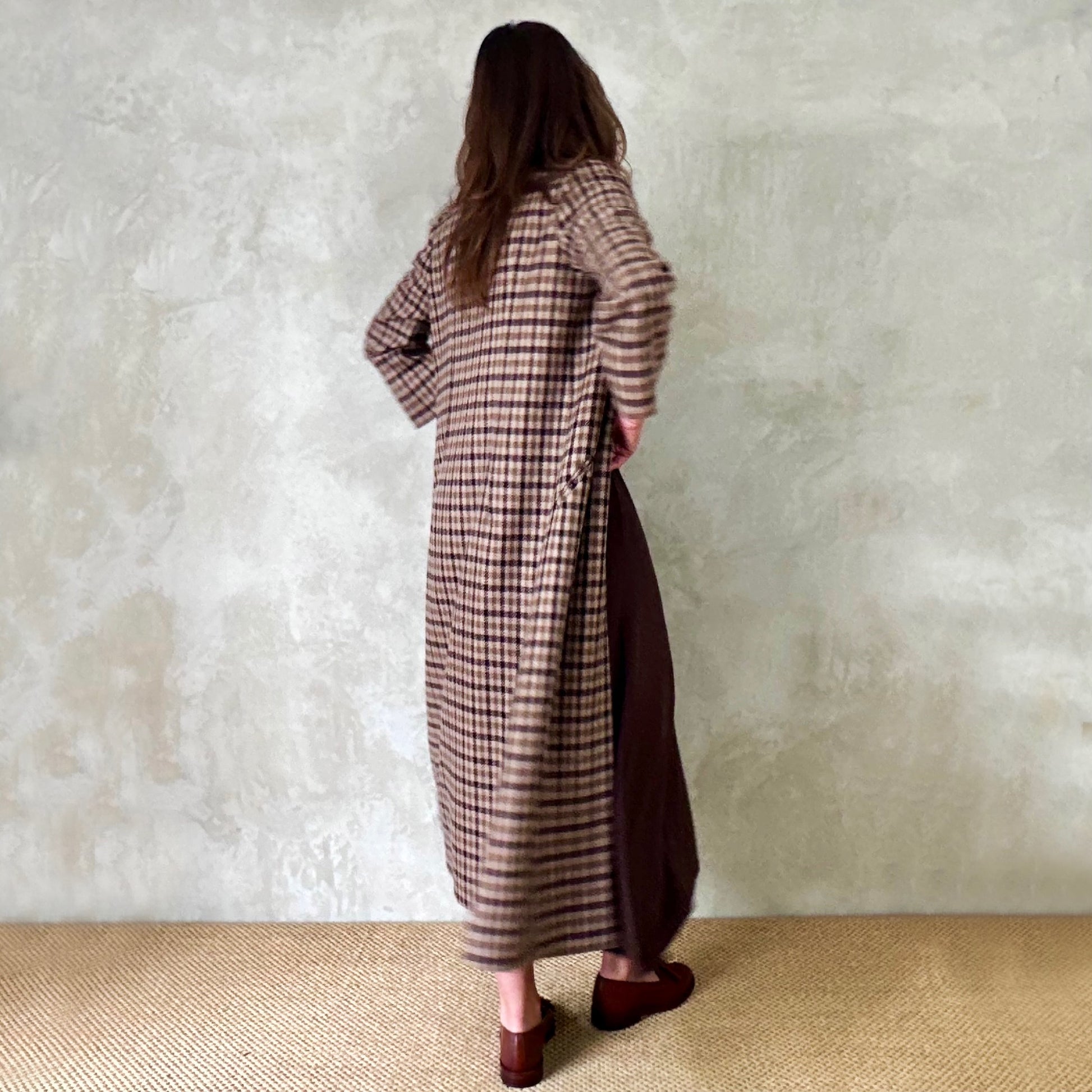 the carrington coat in gunclub check image 8