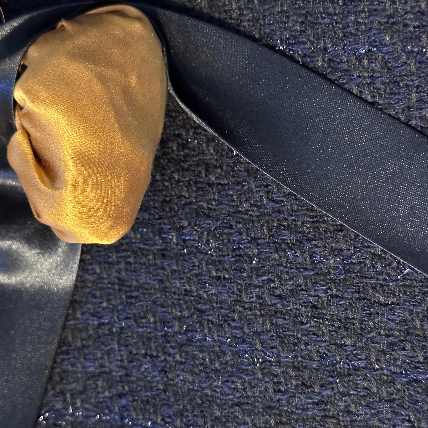 the boyce coat in black metallic boucle image 8