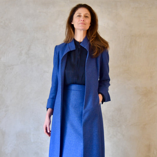 the biffin in french blue merino flannel image 0